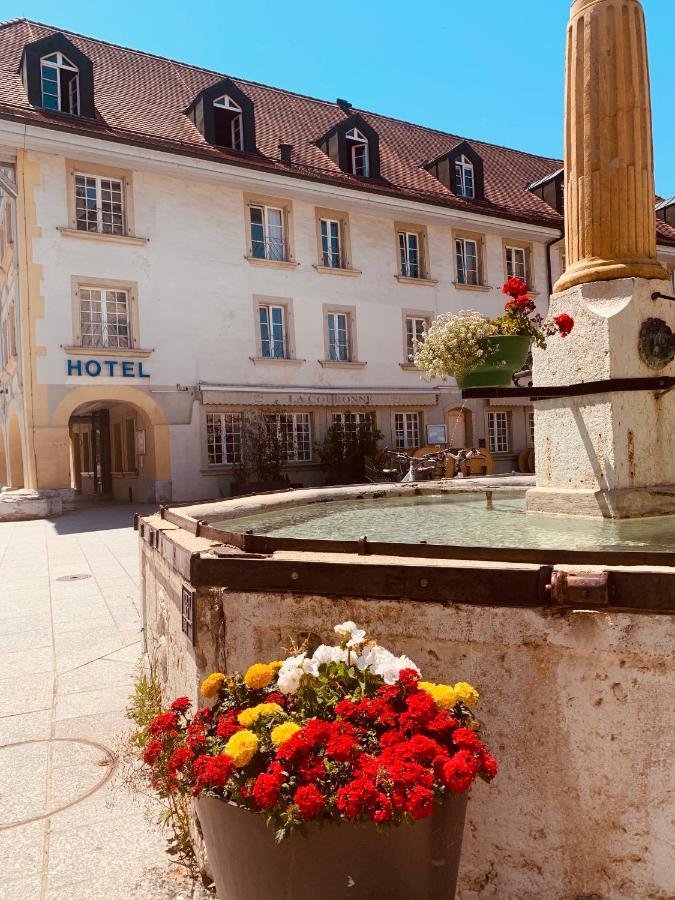 Swiss Hotel La Couronne Avenches Buitenkant foto