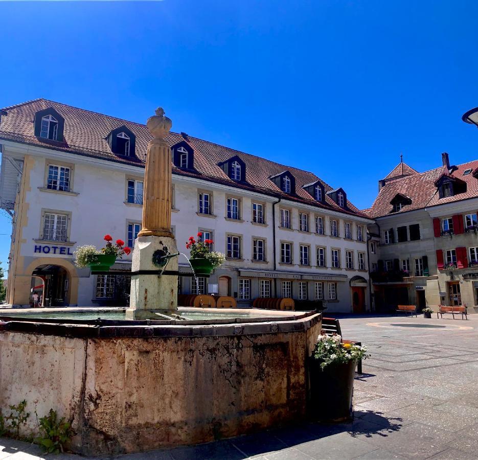 Swiss Hotel La Couronne Avenches Buitenkant foto